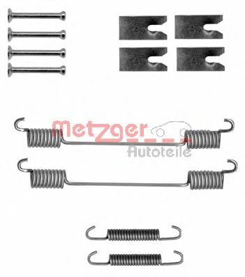 METZGER 1050836 -  Комплектующие, тормозная колодка