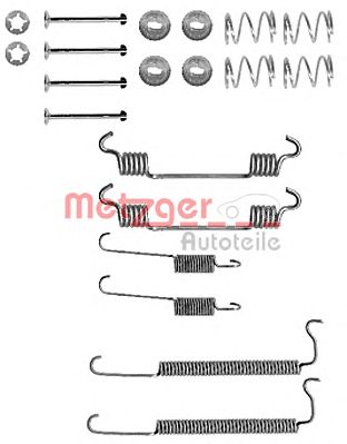 METZGER 1050849 -  Комплектующие, тормозная колодка