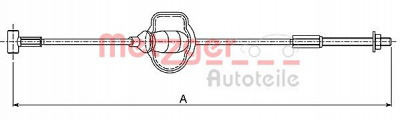 METZGER 105416 -  Трос, стояночная тормозная система