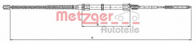 METZGER 107405 -  Трос, стояночная тормозная система