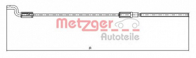 METZGER 107621 -  Трос, стояночная тормозная система