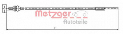 METZGER 108226 -  Трос, стояночная тормозная система