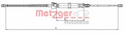 METZGER 109032 -  Трос, стояночная тормозная система