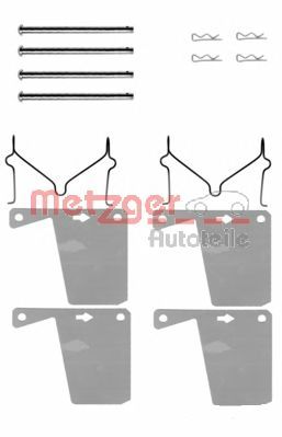 METZGER 1090960 -  Комплектующие, колодки дискового тормоза