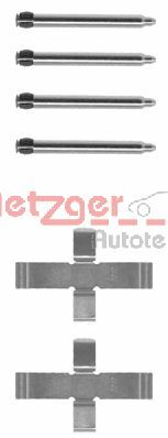 METZGER 1091076 -  Комплектующие, колодки дискового тормоза