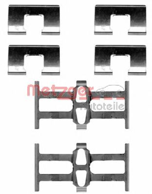 METZGER 1091118 -  Комплектующие, колодки дискового тормоза