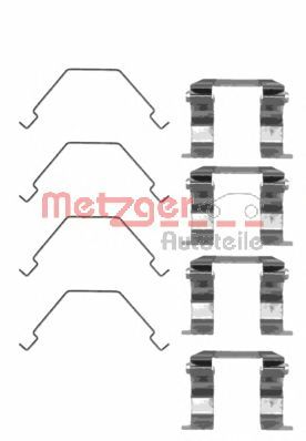 METZGER 1091158 -  Комплектующие, колодки дискового тормоза