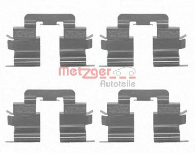 METZGER 1091215 -  Комплектующие, колодки дискового тормоза