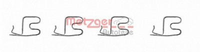 METZGER 1091219 -  Комплектующие, колодки дискового тормоза