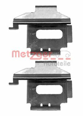 METZGER 1091282 -  Комплектующие, колодки дискового тормоза