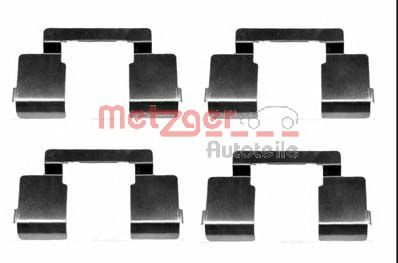 METZGER 1091609 -  Комплектующие, колодки дискового тормоза