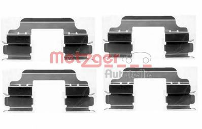 METZGER 1091648 -  Комплектующие, колодки дискового тормоза