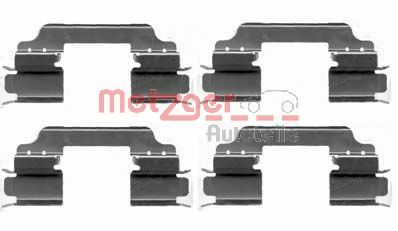 METZGER 1091649 -  Комплектующие, колодки дискового тормоза