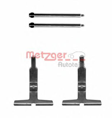 METZGER 1091661 -  Комплектующие, колодки дискового тормоза