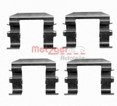 METZGER 1091664 -  Комплектующие, колодки дискового тормоза