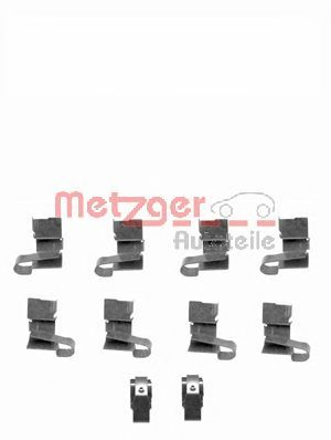 METZGER 1091671 -  Комплектующие, колодки дискового тормоза