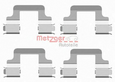 METZGER 1091679 -  Комплектующие, колодки дискового тормоза
