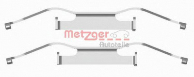 METZGER 1091680 -  Комплектующие, колодки дискового тормоза