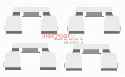 METZGER 1091698 -  Комплектующие, колодки дискового тормоза