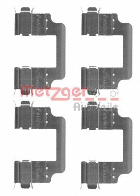 METZGER 1091728 -  Комплектующие, колодки дискового тормоза