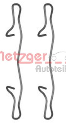 METZGER 1091755 -  Комплектующие, колодки дискового тормоза