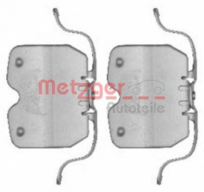 METZGER 1091759 -  Комплектующие, колодки дискового тормоза
