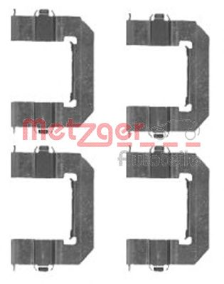 METZGER 1091761 -  Комплектующие, колодки дискового тормоза