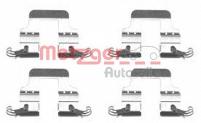 METZGER 1091766 -  Комплектующие, колодки дискового тормоза