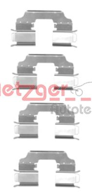 METZGER 1091770 -  Комплектующие, колодки дискового тормоза