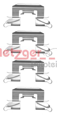 METZGER 1091772 -  Комплектующие, колодки дискового тормоза