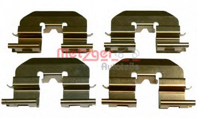 METZGER 1091780 -  Комплектующие, колодки дискового тормоза