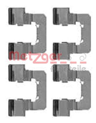 METZGER 1091781 -  Комплектующие, колодки дискового тормоза