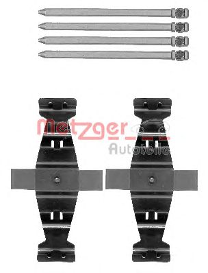 METZGER 1091786 -  Комплектующие, колодки дискового тормоза