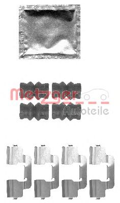 METZGER 1091797 -  Комплектующие, колодки дискового тормоза
