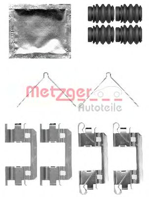 METZGER 1091811 -  Комплектующие, колодки дискового тормоза