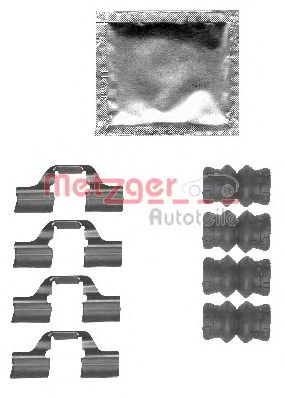 METZGER 1091827 -  Комплектующие, колодки дискового тормоза