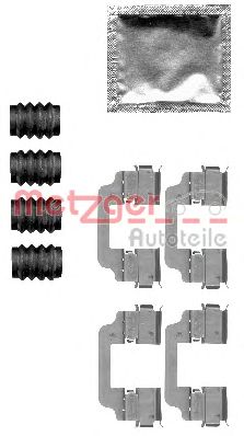 METZGER 1091828 -  Комплектующие, колодки дискового тормоза
