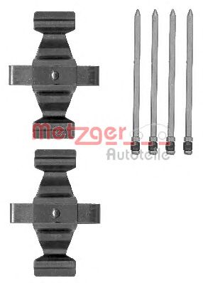 METZGER 1091829 -  Комплектующие, колодки дискового тормоза