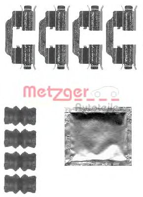 METZGER 1091832 -  Комплектующие, колодки дискового тормоза