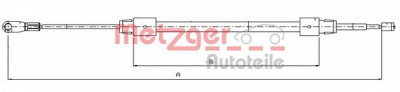 METZGER 109321 -  Трос, стояночная тормозная система