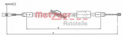 METZGER 109437 -  Трос, стояночная тормозная система