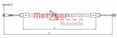 METZGER 109457 -  Трос, стояночная тормозная система