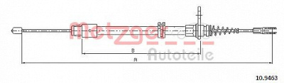 METZGER 109463 -  Трос, стояночная тормозная система