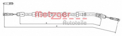 METZGER 109512 -  Трос, стояночная тормозная система