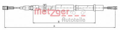 METZGER 109832 -  Трос, стояночная тормозная система