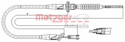 METZGER 112535 -  Трос, управление сцеплением