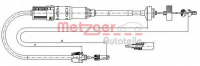 METZGER 112915 -  Трос, управление сцеплением
