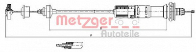 METZGER 113028 -  Трос, управление сцеплением