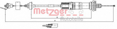 METZGER 113059 -  Трос, управление сцеплением