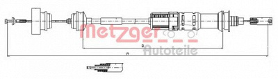 METZGER 113922 -  Трос, управление сцеплением